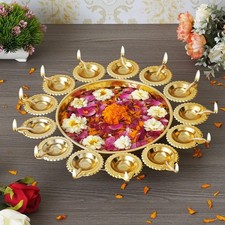 Diya Shape Decorative Urli