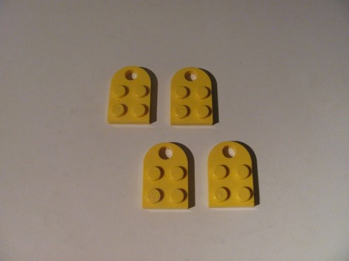 Lego piastra gialla con - piastra,