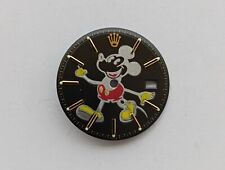 Dial Quadrante Nero Topolino per Rolex Datejust Gold 1600 1601 1603