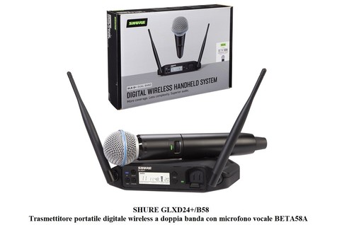 Shure glxd24 b58 - shure,