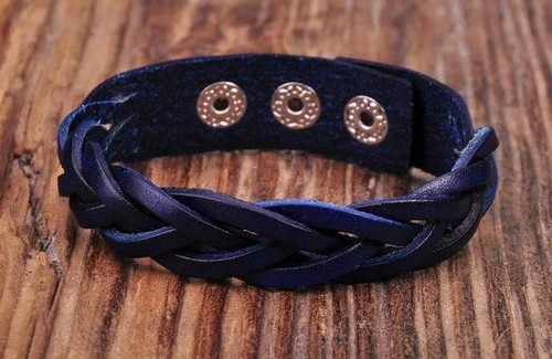 Braccialetto pelle d06 - pelle,