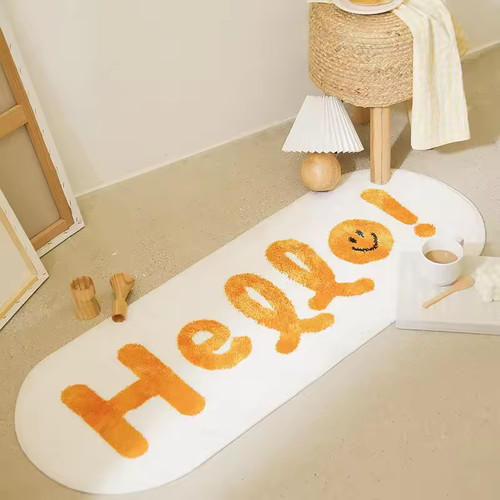 Tappeto divertente hello - tappeto, per