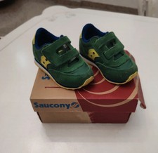 SNEAKEARS SAUCONY BABY JAZZ HL  VERDE E GIALLA DA BIMBO
