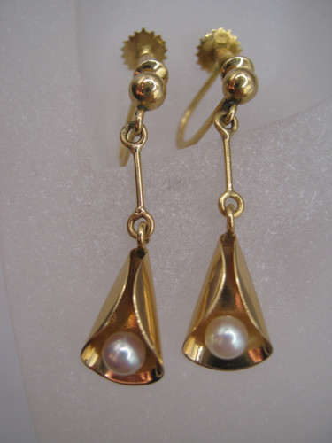 Orecchini vintage oro - orecchini,