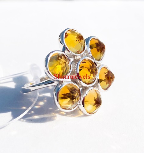 Naturale citrino gemma con 18k - gemma,