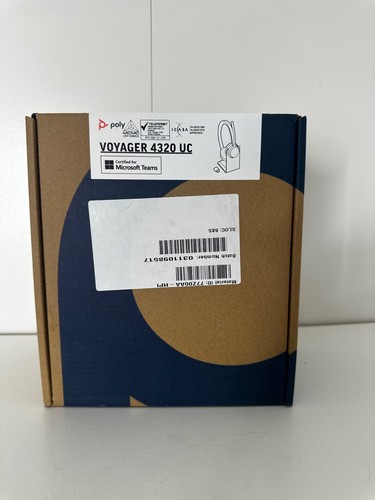 Poly voyager 4320 cuffie - poly, uc