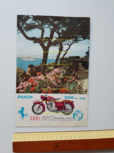 Puch 250 sgs 1956 depliant - puch,
