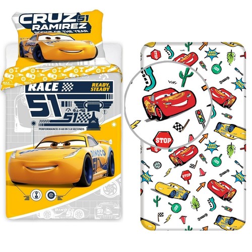 Disney cars giallo - 3pezzi, set