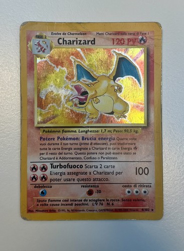 Pokemon charizard 102 - charizard, base