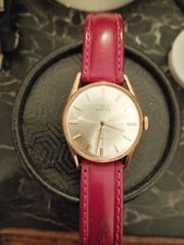 orologio uomo vintage placcato Oro 18 kt REVISIONATO Carica Manuale.. Svizzero