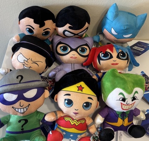 Lotto peluche superhero e - dc,