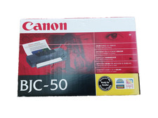 Canon BJC-50 Bubble Jet stampante a colori confezione originale, come nuova