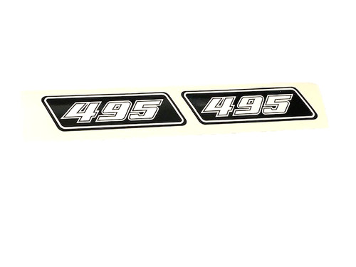 Adesivi fianchetti ktm 495 - fianchetti,