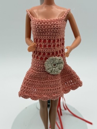 Abito rosa pesca - fatto, a