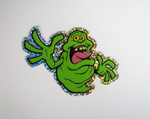 Adesivo slimer glitter - slimer,
