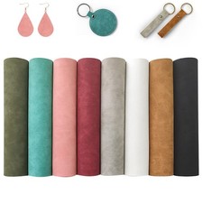 8 fogli in ecopelle tinta