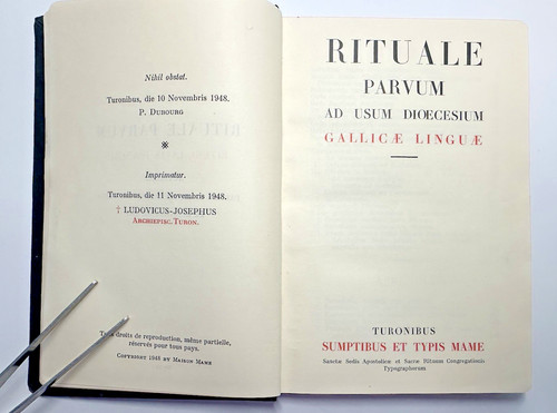 Rituale romanum missale - romanum,