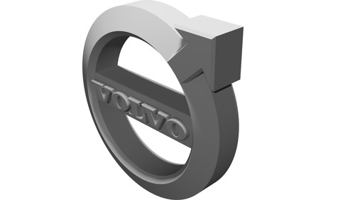 Logo volvo magnete frigo - volvo,
