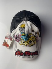 00s raro Ed Hardy di Christian Audigier berretto vintage y2k swag rap von dutch
