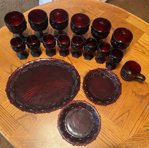 Avon rubino rosso - avon, vetreria