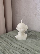 Candela Busto di Ragazza con Capelli Mossi – 10 cm