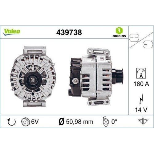 Alternatore valeo 439738 - valeo,