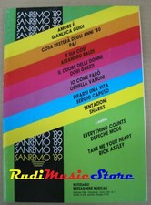FESTIVAL SANREMO 89 SCORE