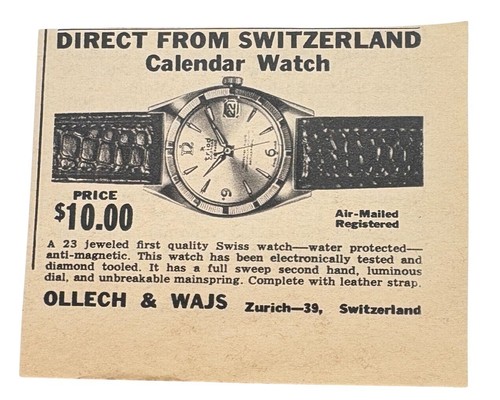 Orologio calendario ollech - ollech, &