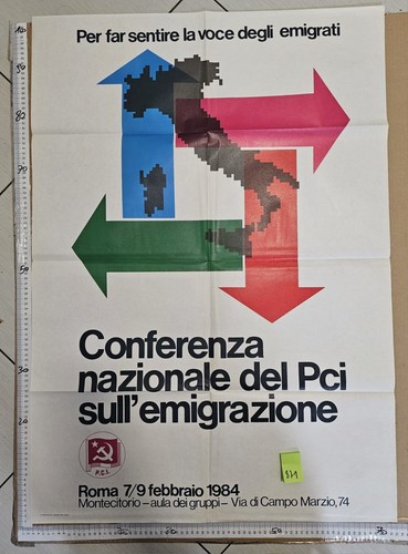 Manifesto roma pci partico - roma,