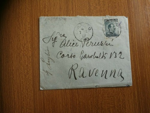 1912 antique envelope - 1912, ship