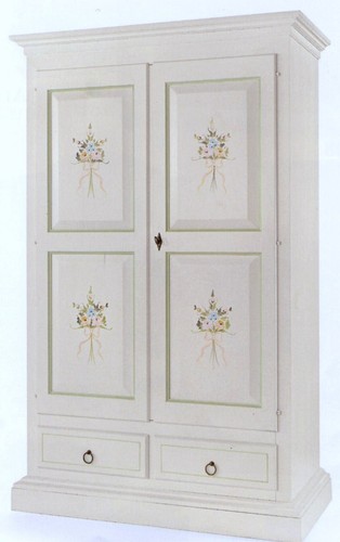 Armadio laccato bianco - a,