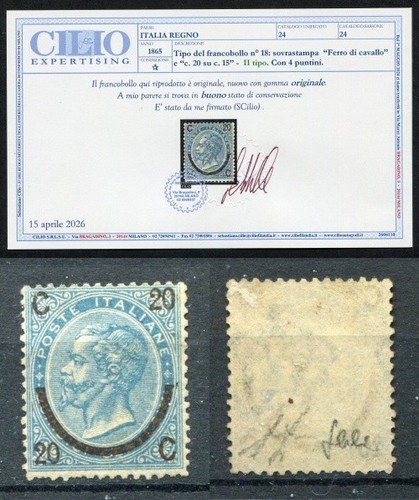 Regno italia 1865 ferro di - regno,
