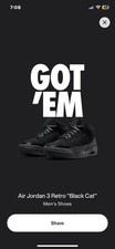 Air Jordan 3 Retro Black Cat