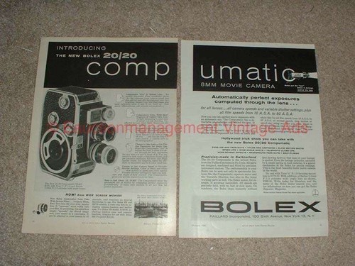 Pubblicità 2pg bolex 20 - pubblicità,