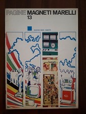 Pagine Magneti Marelli n.13 anno 1970 Auto Motori TV Schemi Impianti Radio