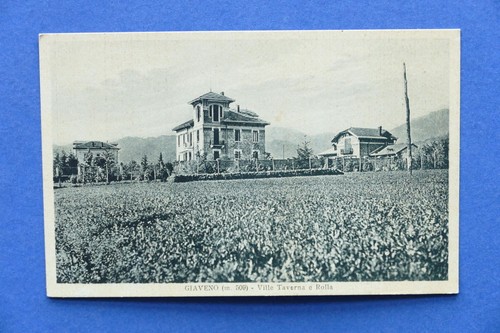 Cartolina giaveno ville - cartolina,