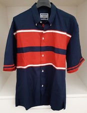 Camicia Uomo Navigare Estate Primavera Taglia L Manica Corta Cotone Botton Down