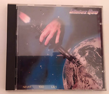 STATUS QUO Never Too Late CD rare blue swirl Germany 1983 like new!!