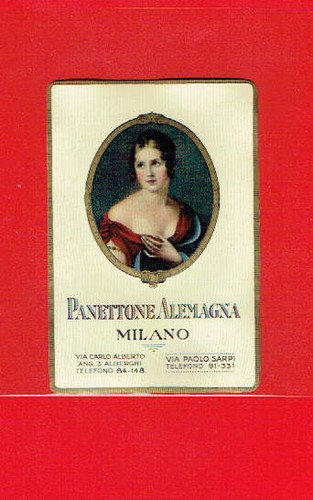 Calendarietto panettone - calendarietto,