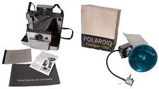 POLAROID Automatic 103 Land Camera + FLASHGHUN #268 fotocamera originale vintage