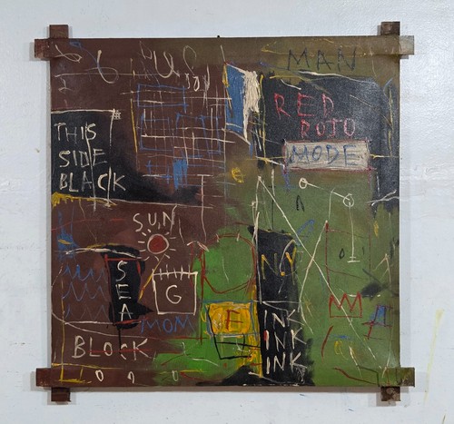 Jean michel basquiat acrilico - jean-michel,
