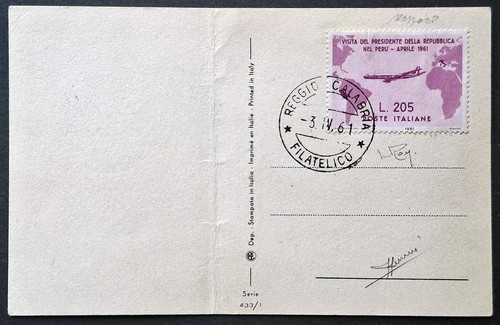 Repubblica 1961 gronchi rosa - gronchi,