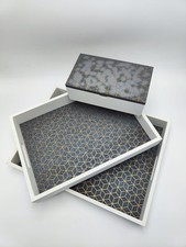 Set 2 Vassoi Rettangolari con