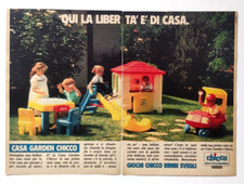 Pubblicita' Casa Garden Chicco Giochi Da Giardino Advertising Werbung 1990 (T8)