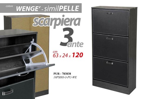 Mobile scarpiera legno - scarpiera, in
