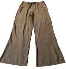 Zara Wide Leg Crinkly Pants
