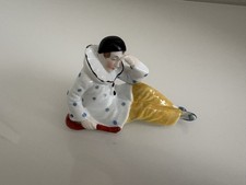 Arlequin/Pierrot en Porcelaine