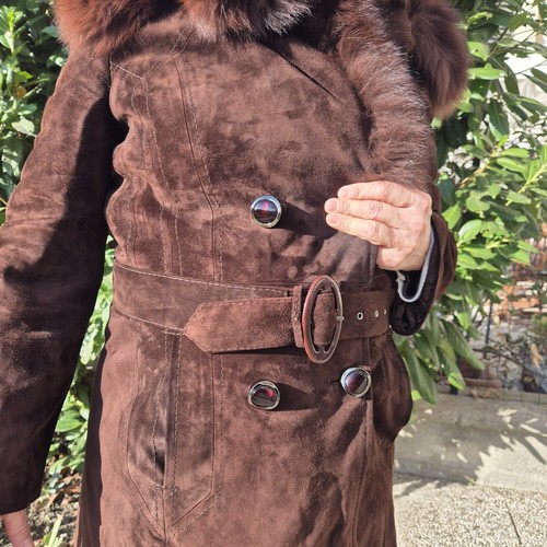 Cappotto pelle scamosciata - cappotto,