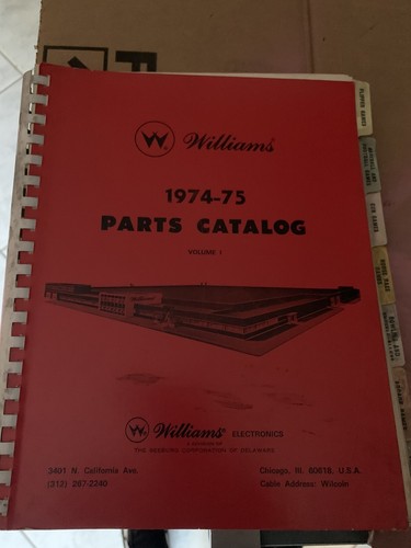 Catalogo flipper williams - catalogo,