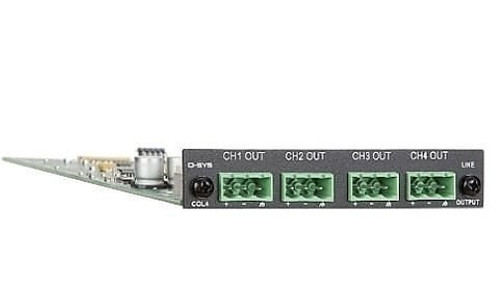 Qsc sys canali scheda - q‐sys, di